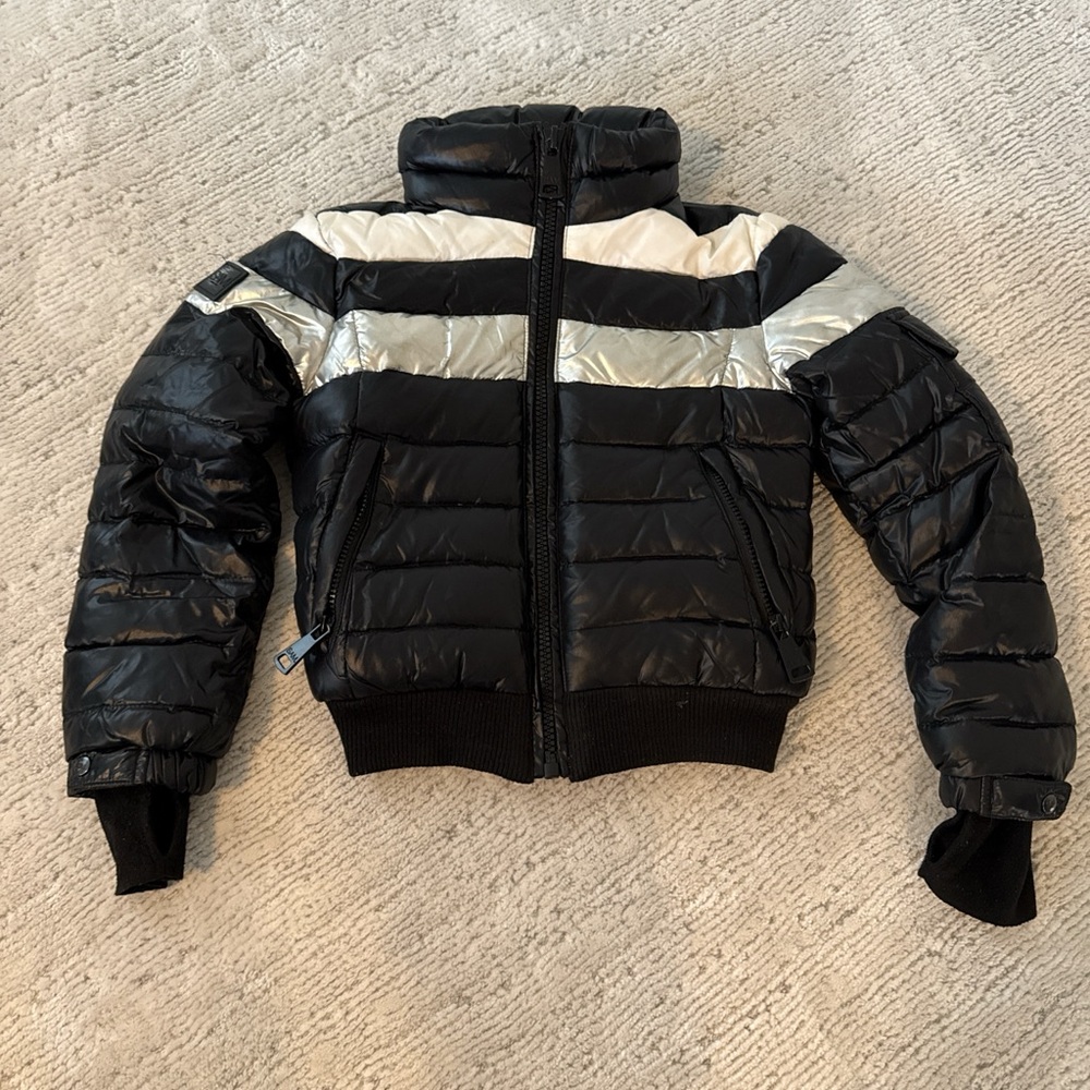 SAM girls starburst puffer jacket size 8